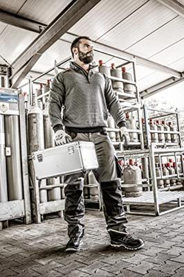 NITRAS SAFETY Nitras trui "7034 motion tex plus" pullover gr. xxl grey nitras motion tex plus