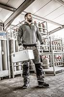 NITRAS SAFETY Nitras trui "7034 motion tex plus" pullover gr. xxl grey nitras motion tex plus - thumbnail