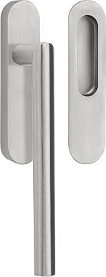 Formani Basics LB230Y hefschuifdeurbeslag PC69 - mat RVS