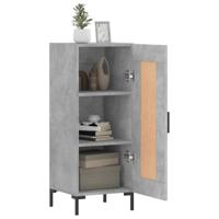 Dressoir 34,5x34x90 cm bewerkt hout betongrijs - thumbnail