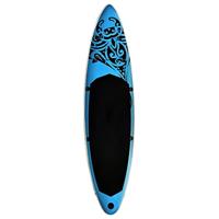 VidaXL Stand up paddleboardset opblaasbaar 320x76x15 cm blauw - thumbnail
