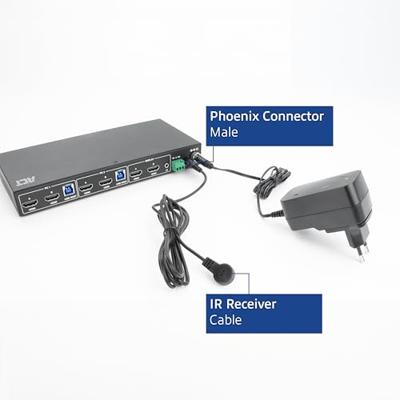 ACT 2 poorts Dual HMDI 4K KVM switch - thumbnail