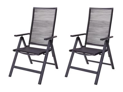 LIVARNO home 2 verstelbare tuinstoelen Miami LIVARNO home 2 verstelbare tuinstoelen Miami