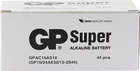 GP GPSUP15A24A904S44 Batterijset Alkaline 1.5 V 44 stuk(s) - thumbnail