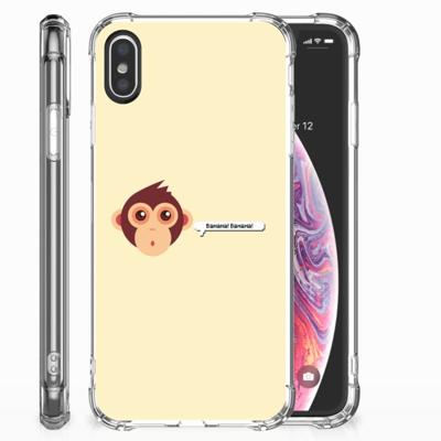 Apple iPhone X | Xs Stevig Bumper Hoesje Monkey