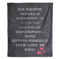 Fleecedeken Moederdag - Beste Mama - Pillow Buddies - thumbnail