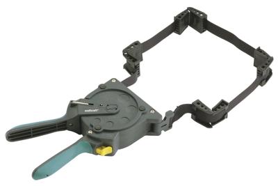 Wolfcraft Eénhand-bandspanner | Met 4 wangen | 5m | 1 stuk - 3681000 Wolfcraft Eénhand-bandspanner | Met 4 wangen | 5m | 1 stuk - 3681000