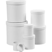 Creativ Company Ronde dozen wit, 7st. - thumbnail