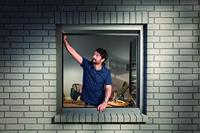 tesa FALT 55214-00001-00 Vliegenhor Antraciet 1 stuk(s) - thumbnail