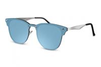 CWI zonnebril heren cat. 3 wayfarer blauw/zilver (CWI1903) - thumbnail
