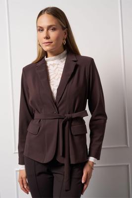 Shiloh bonded blazer - espresso - 13242