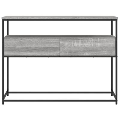 Wandtafel 100x40x75 cm bewerkt hout grijs sonoma eikenkleurig