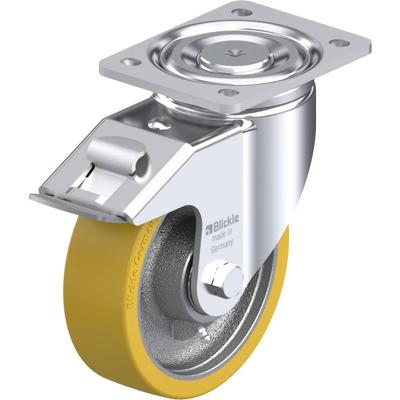 Blickle LH-GTH 160K-FI Zwenkwiel met rem Wieldiameter: 160 mm Draagvermogen (max.): 800 kg 1 stuk(s)