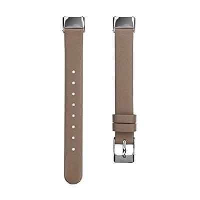 Fitbit Luxe - Leren bandje - Maat: Large - Lichtbruin Fitbit Luxe - Leren bandje - Maat: Large - Lichtbruin