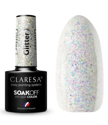Claresa uv/led gellak 5ml glitter 1