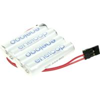 Panasonic eneloop Reihe F1x4 Accupack Aantal cellen: 4 Batterijgrootte: AAA (potlood) Kabel, Stekker NiMH 4.8 V 750 mAh - thumbnail