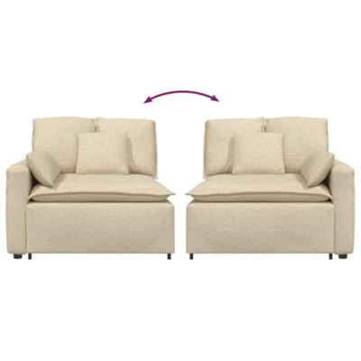 Modulaire bank Armleuning eindmodule met kussens 100 cm Modulaire bank Armleuning eindmodule met kussens 100 cm