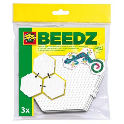 SES zeshoek koppelbaar legbord, 3st.