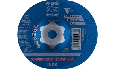 PFERD TOOLS 64189180 Schuurschijf Diameter 180 mm Boordiameter 22.23 mm RVS 10 stuk(s)