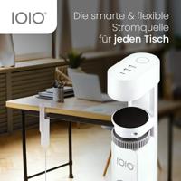 IOIO contactdoos SL3000, 3 stopcontacten en 3 USB-poorten, tafelklem, wit - thumbnail