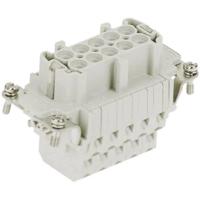 HARTING 09330102772 Businzetstuk Han® E 10 + PE Cage Clamp 1 stuk(s) Piece - thumbnail