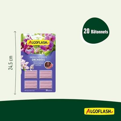 ALGOFLASH - Orchidee Meststof Sticks 20 sticks
