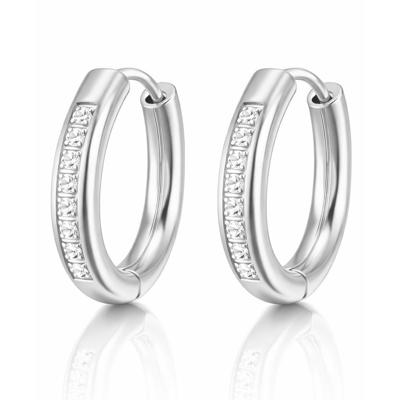 Cilla Jewels Oorringen Zilverkleurig Zirkonia Cilla Jewels Oorringen Zilverkleurig Zirkonia