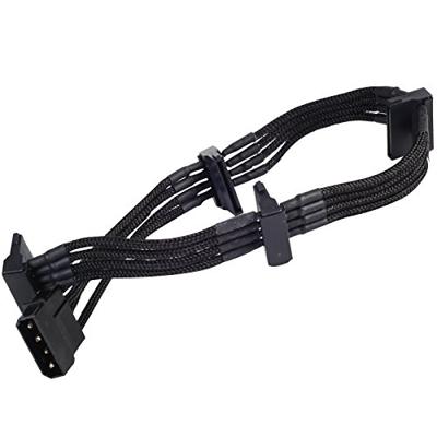SilverStone Adapter 4-Pin Molex > 4x 15-Pin SATA SilverStone Adapter 4-Pin Molex > 4x 15-Pin SATA