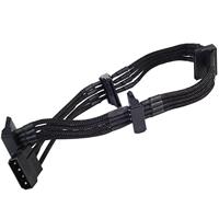 SilverStone Adapter 4-Pin Molex > 4x 15-Pin SATA - thumbnail