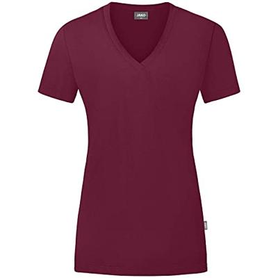 JAKO C6120D T-Shirt Organic Dames - Kastanje - 34