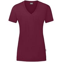 JAKO C6120D T-Shirt Organic Dames - Kastanje - 34 - thumbnail