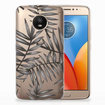 Motorola Moto E4 Plus TPU Case Leaves Grey