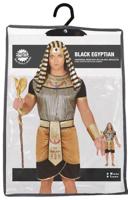Zwart Gouden Egyptenaar Kostuum Man Mauli - thumbnail