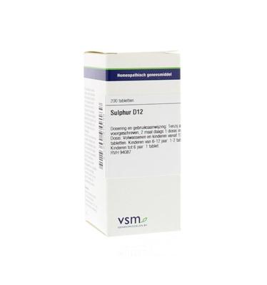 VSM Sulphur D12 (200 tab)
