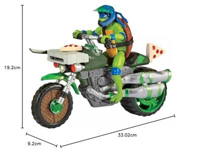 Boti Teenage mutant ninja turtles ninja kick cycle motor met leonardo