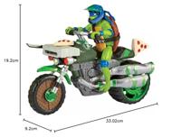 Boti Teenage mutant ninja turtles ninja kick cycle motor met leonardo - thumbnail