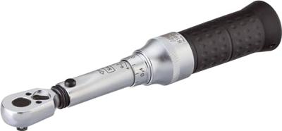 HAZET Momentsleutel 6108-1CT - Draaimomentbereik min-max: 2 - 10 Nm - Nauwkeurigheid: 2% - 1/4 inch (6,3 mm) vierkant massief - Lengte: 198 mm
