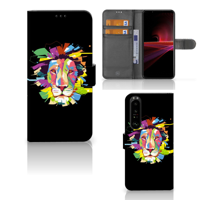 Sony Xperia 1 III Leuk Hoesje Lion Color - thumbnail