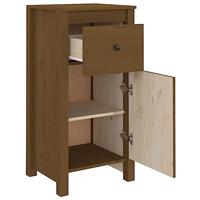 Dressoir 40x35x80 cm massief grenenhout honingbruin - thumbnail
