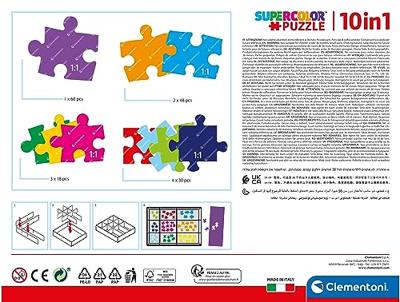 Clementoni Peppa Pig 10-in-1 puzzelset - 18 + 30 + 48 + 60 stukjes