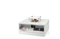 Happy Cocooning: Vuurtafel Aluminium Vierkant - Wit - thumbnail