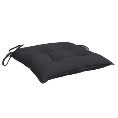 VidaXL Palletkussens 2 st 50x50x7 cm oxford stof zwart - thumbnail