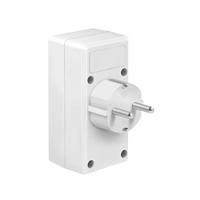 LogiLink PA0276 Contactdoos Met USB-laaduitgang, Aanraakbeveiliging, Overspanningsbeveiliging IP20 Wit - thumbnail
