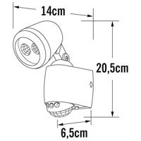 KonstSmide SchijnwerperPrato met bewegingsmelder - 7693-750 - thumbnail