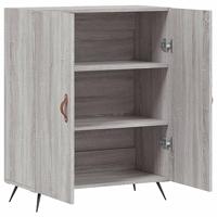 Dressoir 69,5x34x90 cm bewerkt hout grijs sonoma eikenkleurig - thumbnail