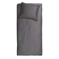 Cinderella dekbedovertrek Uni - antraciet - 140x200/220 cm - thumbnail