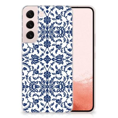 Samsung Galaxy S22 | TPU Case | Flower Blue