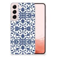 Samsung Galaxy S22 | TPU Case | Flower Blue - thumbnail