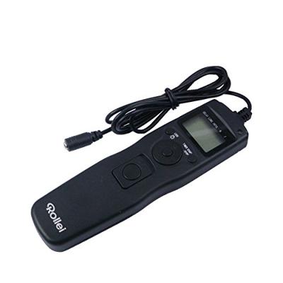 Rollei kabelafstandsbediening - eenvoudige bediening, verlicht LCD-display - zwart