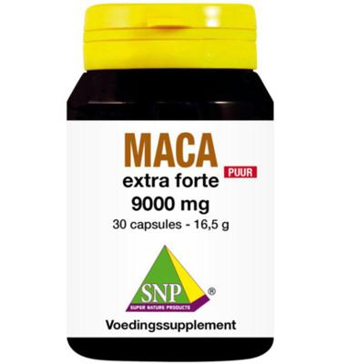 SNP Maca extra forte 9000mg puur 30 Vegetarische capsules